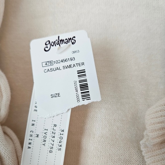 New Romeo Juliet Couture Ivory Ruffle Lace Trim Cardigan Sweater Size M Artsy - Picture 5 of 13